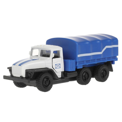 Металлическая инерционная машинка УРАЛ 5557 12 см Технопарк SB-15-35-T13-WB 1